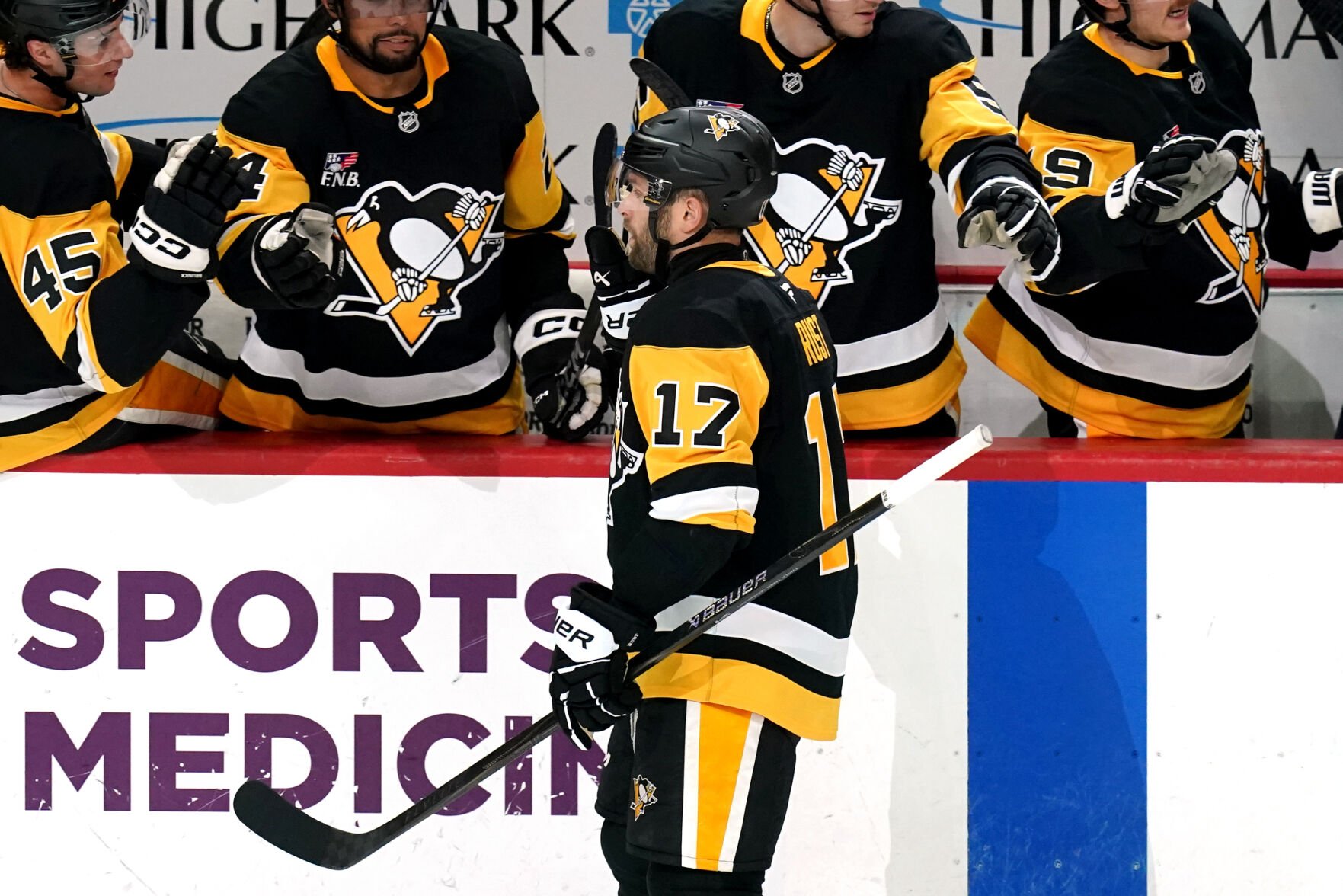 Blues Penguins Hockey